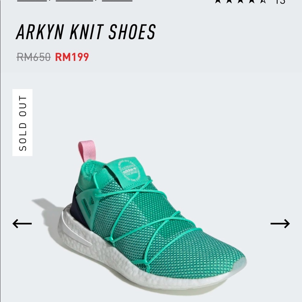 Adidas Originals Arkyn Knit Shoes Womens Hi-res Green
